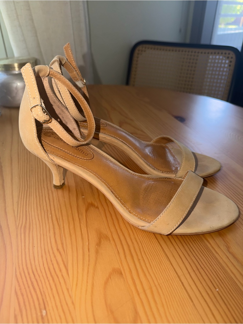 Suede Kitten Heels
